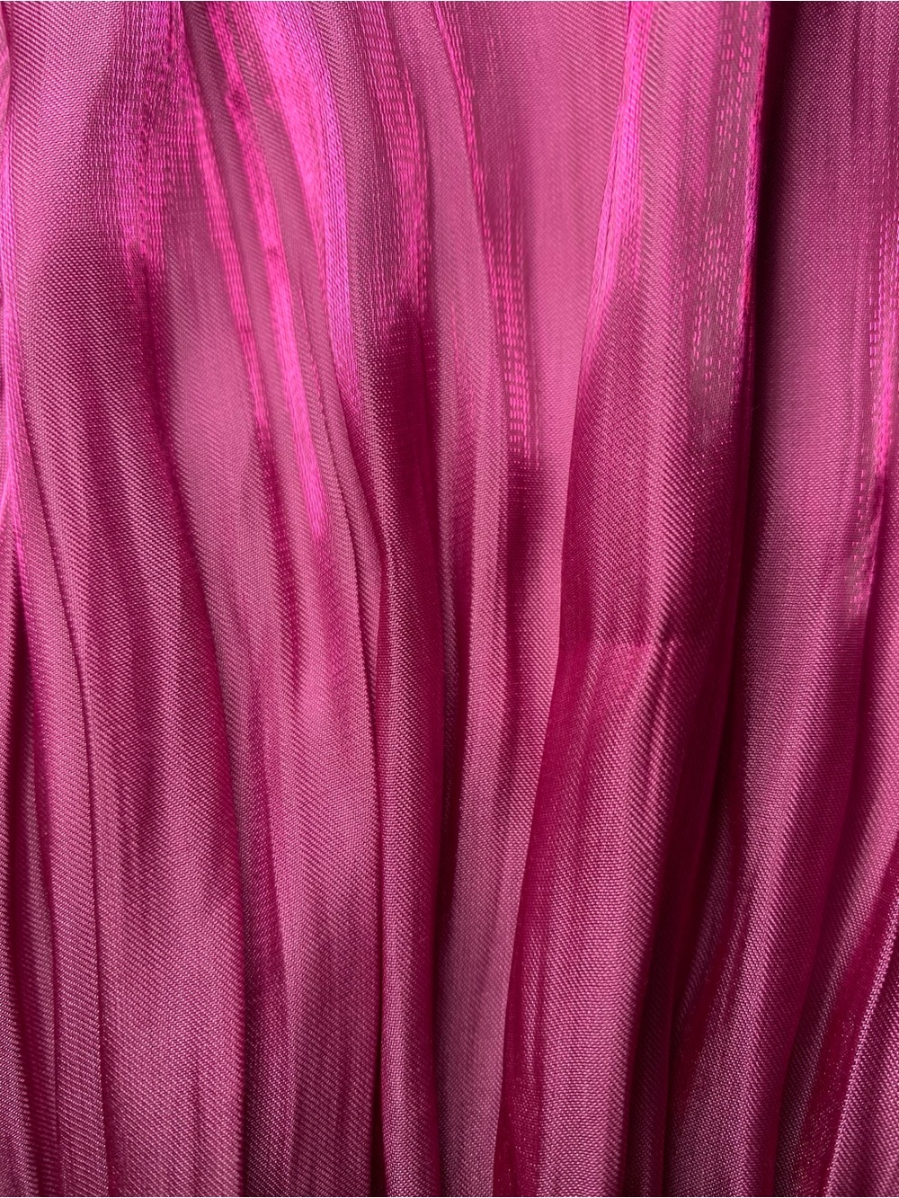 Aveloria Metallic Magenta Pleated
Long Sleeve Bow Neck Blouse - Picture 15 of 16